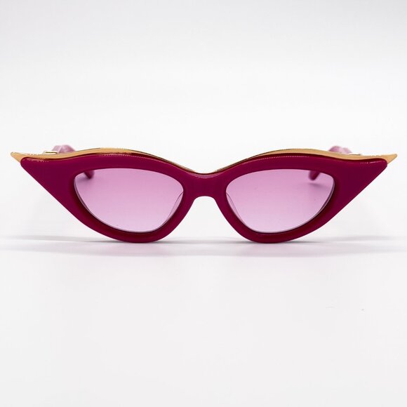 NEW VALENTINO V-GOLDCUT VLS-114D PINK WOMEN CAT EYE SUNGLASSES VALENTINO - Picture 5 of 11